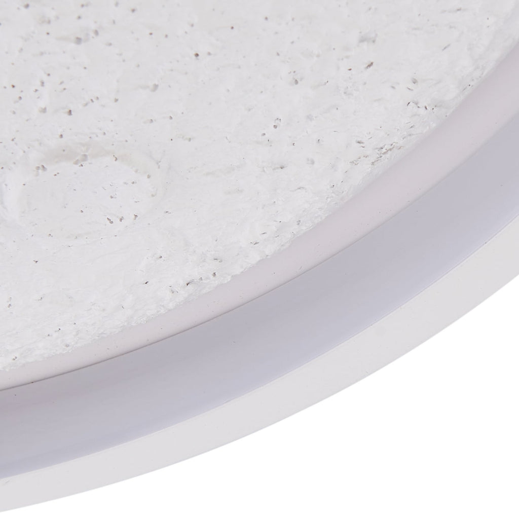 LED taklampe Kosmo månedesign hvit opplyst