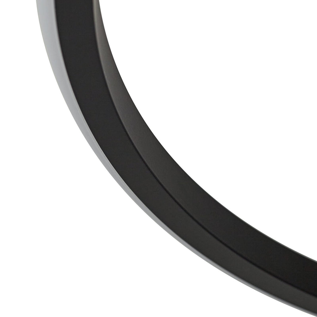 LED taklampe Kyron dimbar svart aluminium Ø45 cm med dimmerbryter