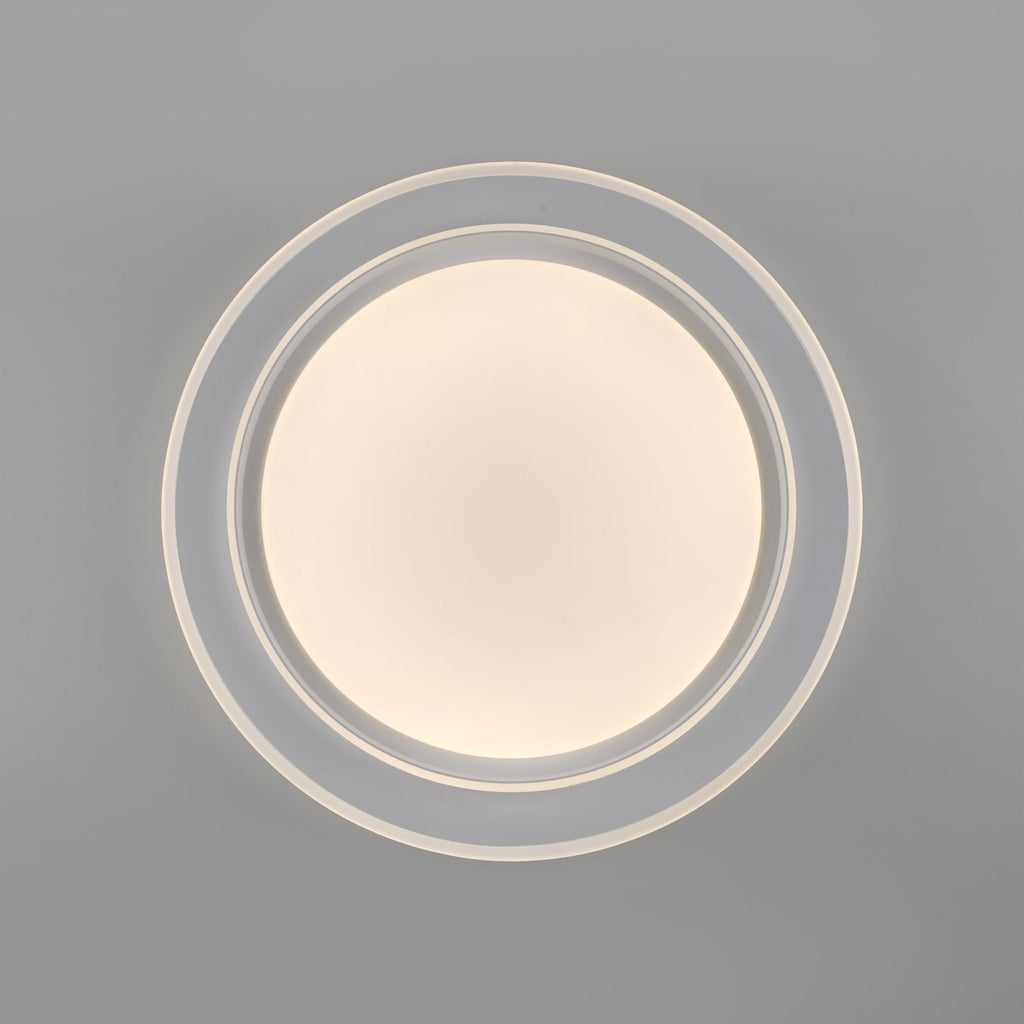 LED taklampe Lago CCT dimbar med fjernkontroll sett fra siden