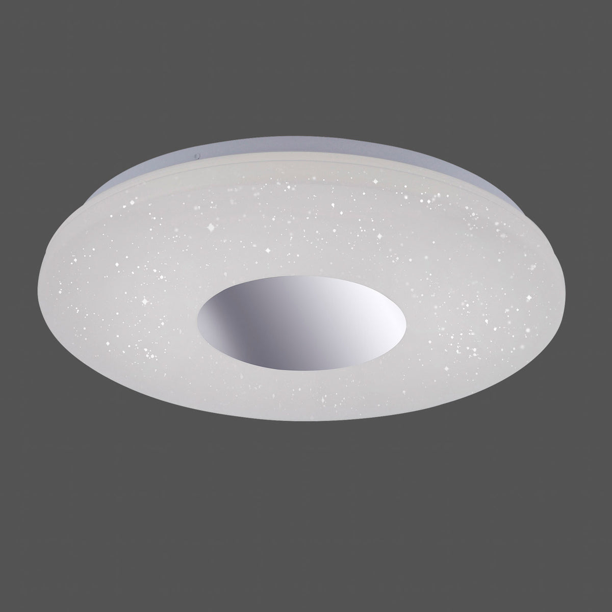 Montert LED taklampe Lavinia med bevegelsessensor Ø38,5 cm IP44 i rom