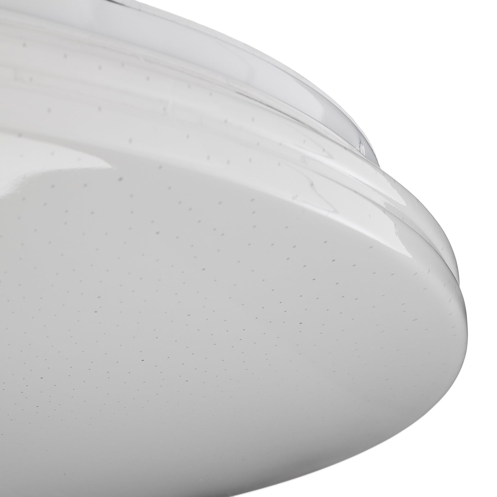 Nærbilde av sensor på LED taklampe Lavinia med bevegelsessensor Ø60 cm