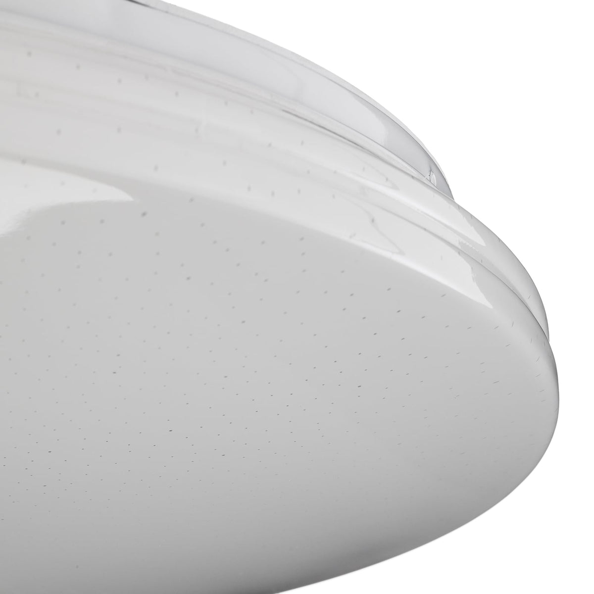 Nærbilde av sensor på LED taklampe Lavinia med bevegelsessensor Ø60 cm
