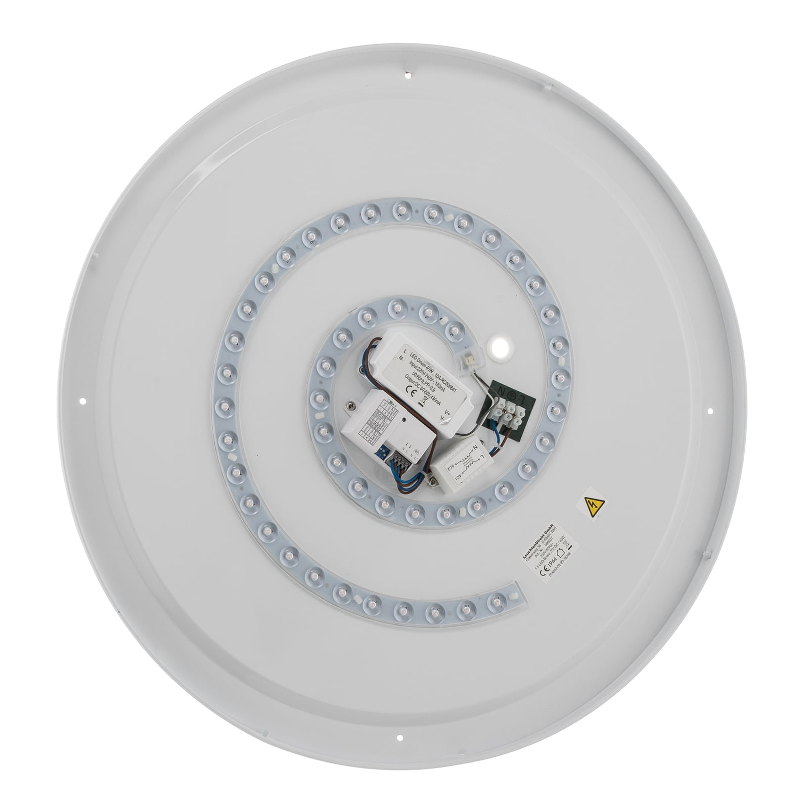 LED taklampe Lavinia med bevegelsessensor Ø60 cm materialdetalj