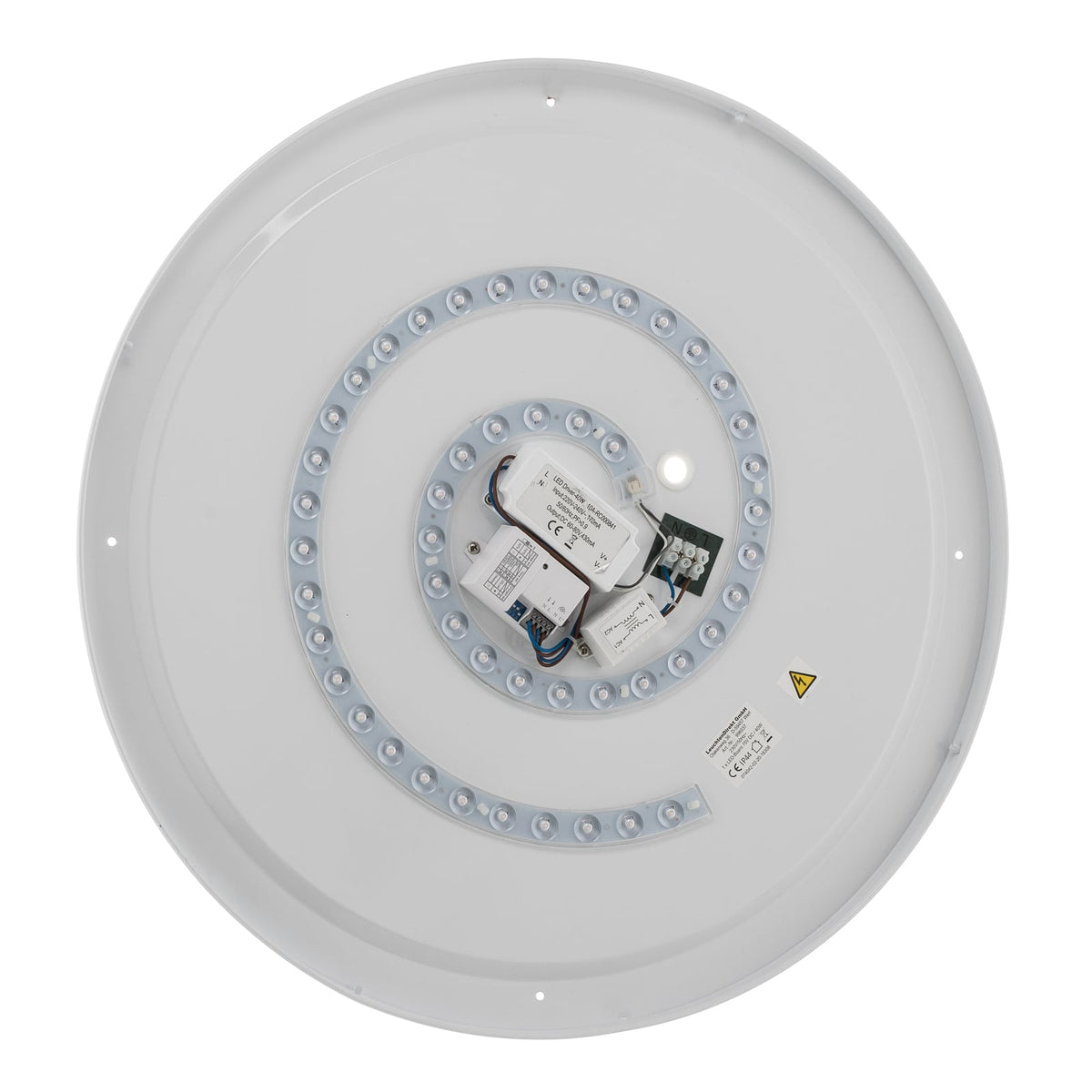 LED taklampe Lavinia med bevegelsessensor Ø60 cm materialdetalj