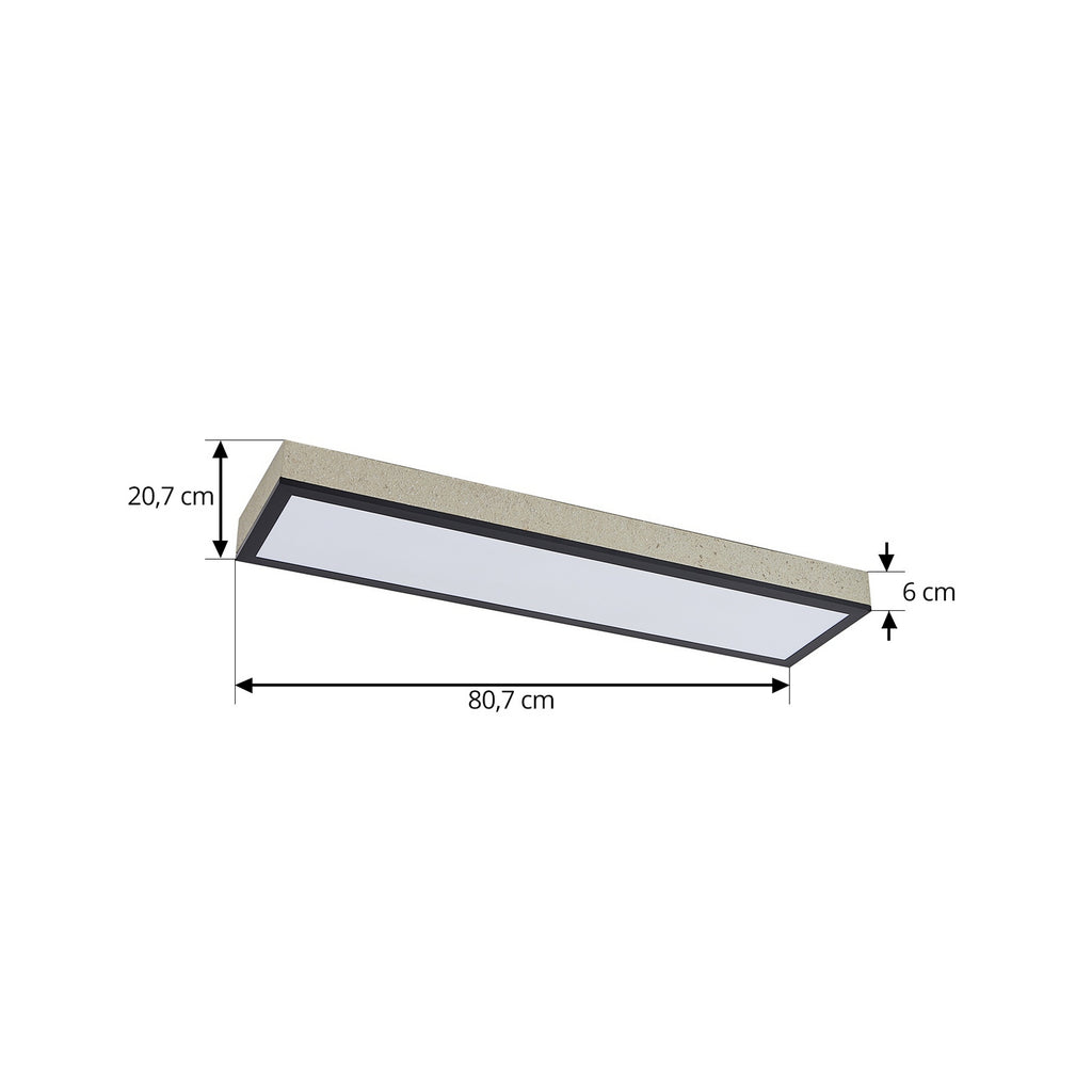 LED taklampe Laviona CCT dimbar nærbilde av fjernkontroll