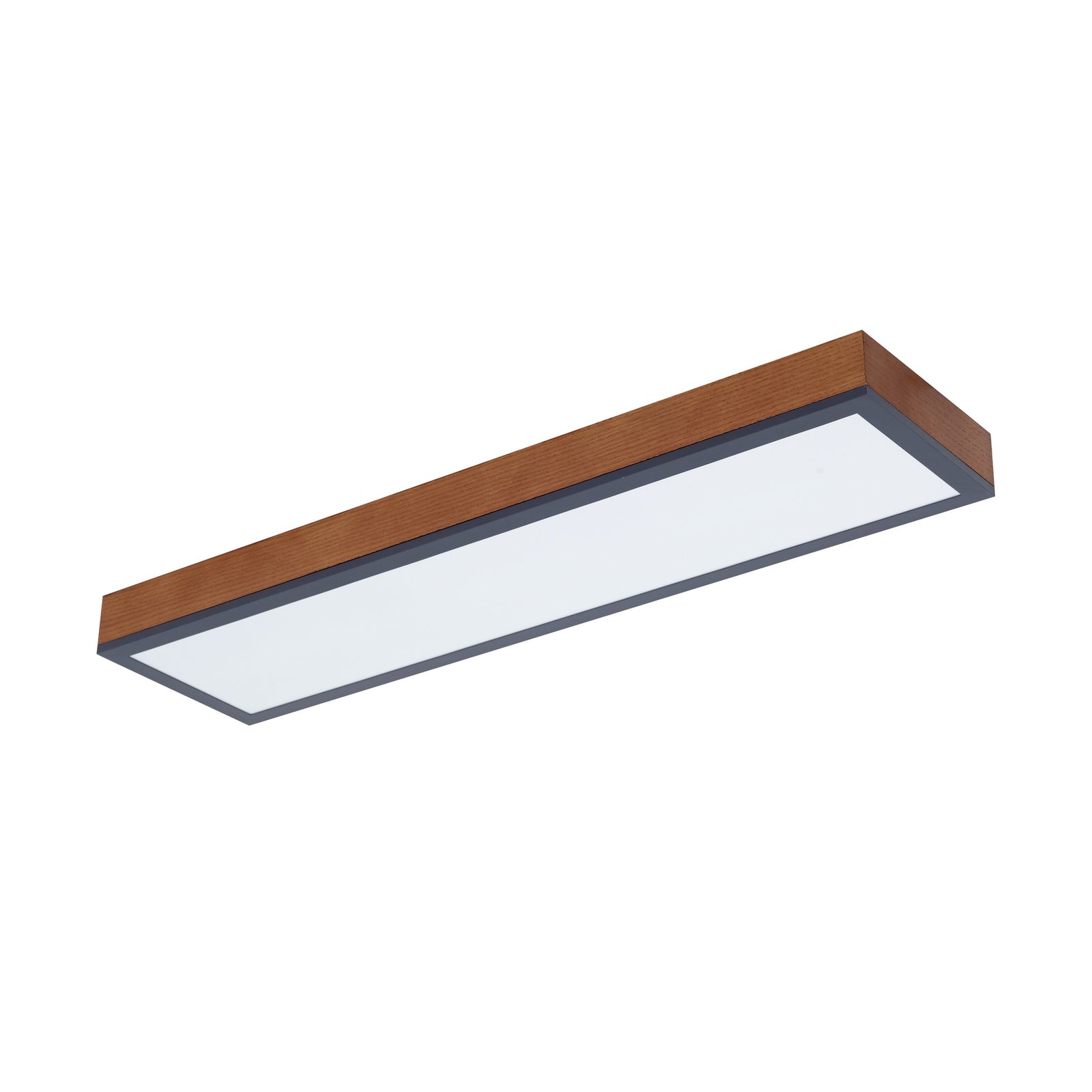 Montert LED taklampe Laviona CCT med fjernkontroll 80 cm grafitt i rom