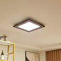 LED taklampe Leicy dimbar nikkel 60x60 cm RGB CCT forfra