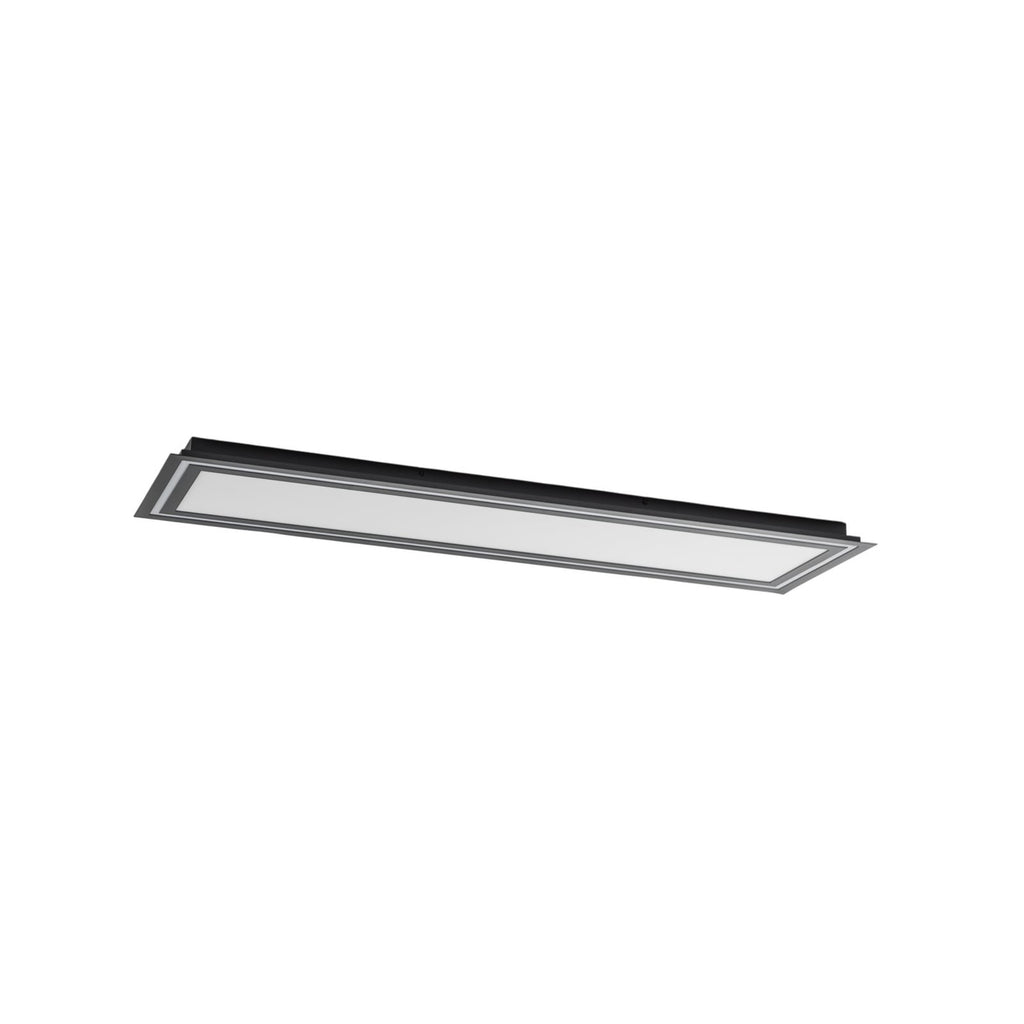 LED taklampe Leicy dimbar svart 124 cm RGB CCT fjernkontroll montert