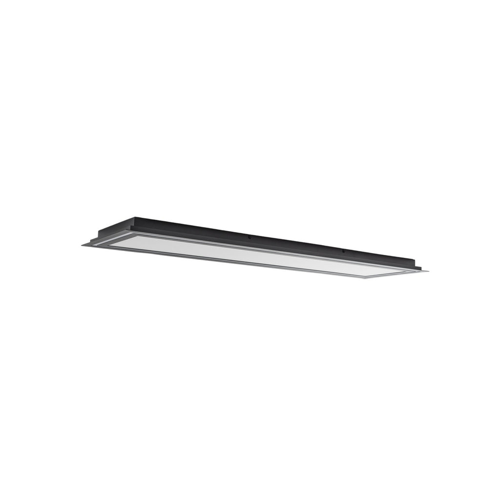 LED taklampe Leicy dimbar svart 124 cm RGB CCT fjernkontroll lysstyring