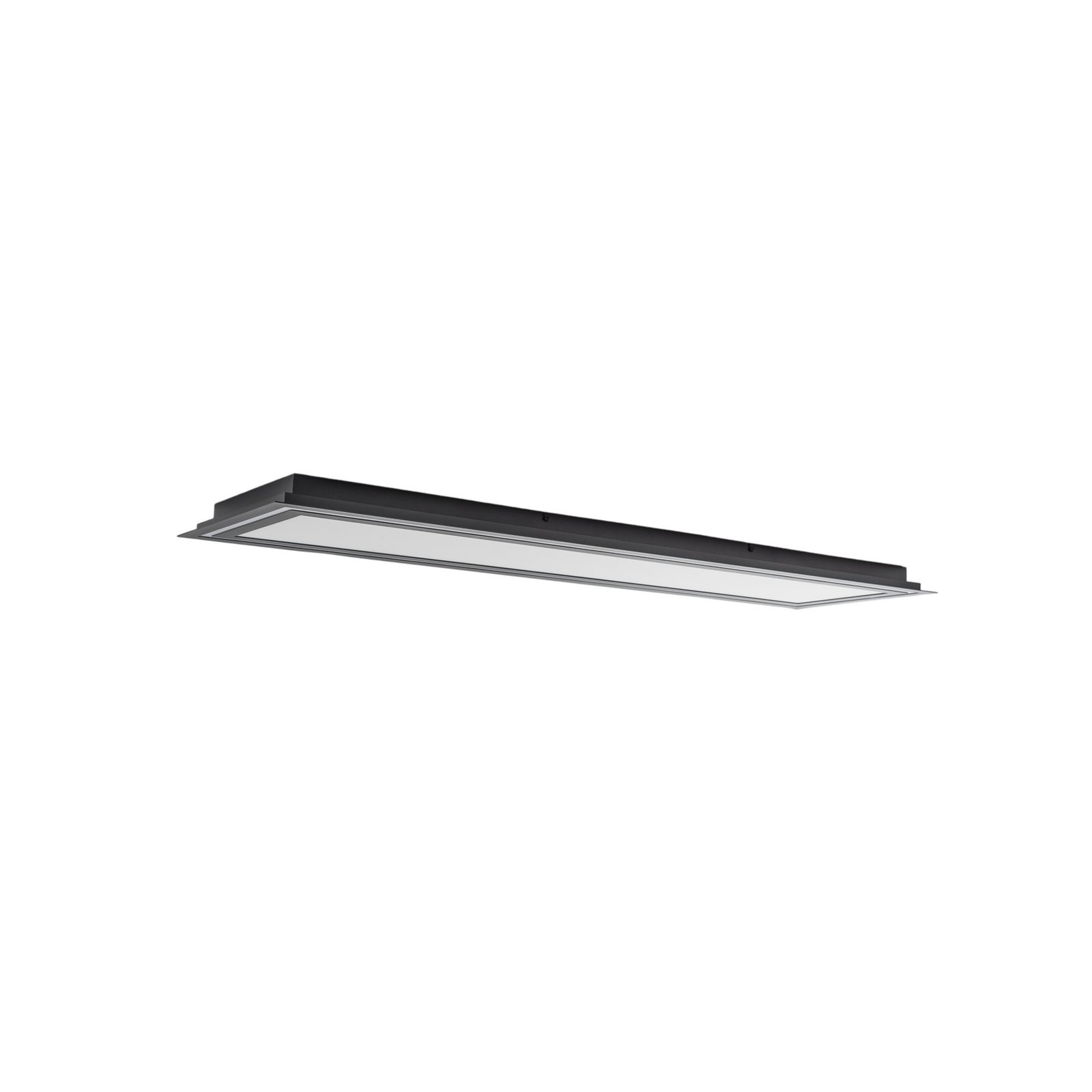 LED taklampe Leicy dimbar svart 124 cm RGB CCT fjernkontroll lysstyring