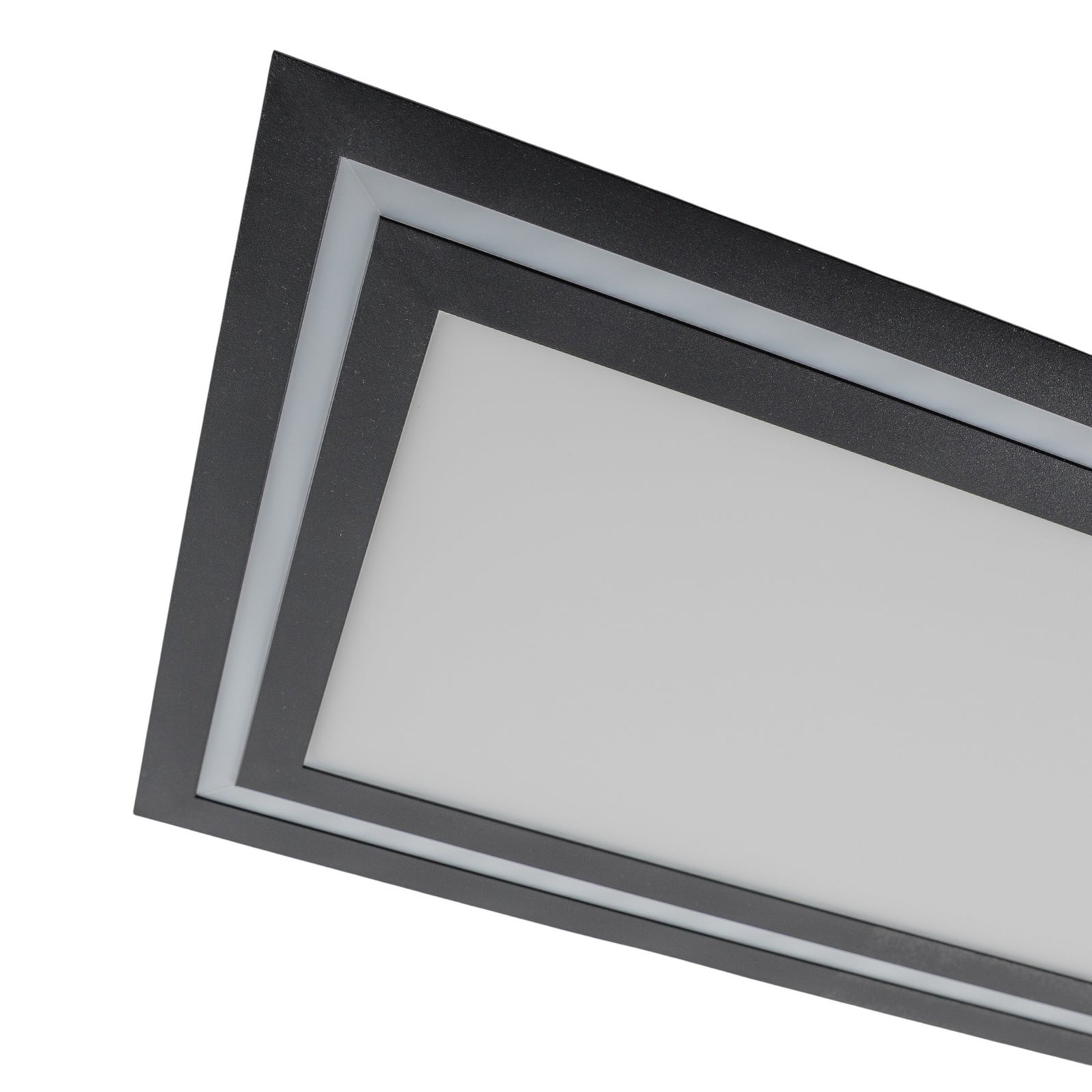 LED taklampe Leicy dimbar svart 124 cm RGB CCT fjernkontroll fjernkontroll