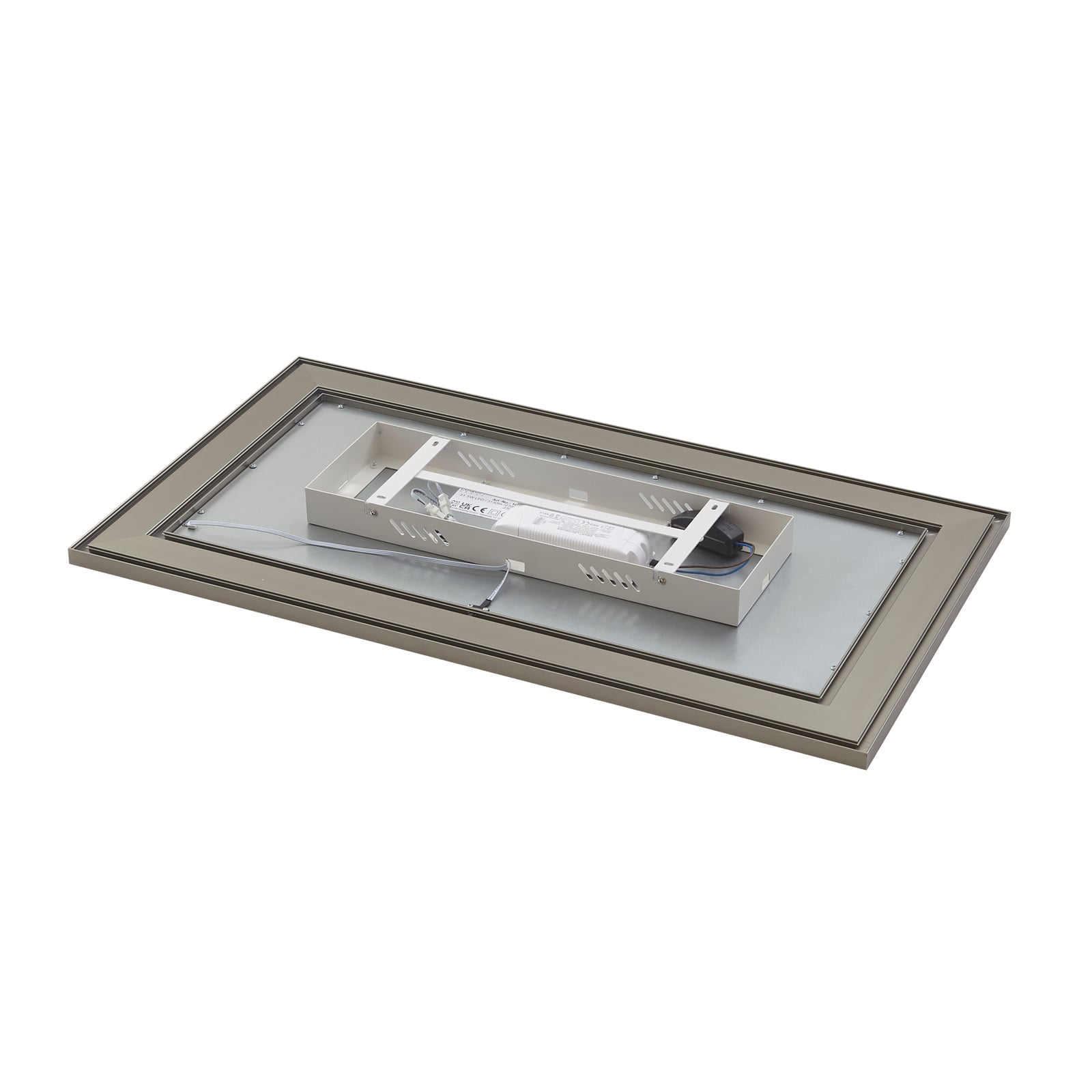 LED taklampe Leicy nikkel 80 cm belysning
