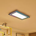 LED taklampe Leicy nikkel 80 cm forfra