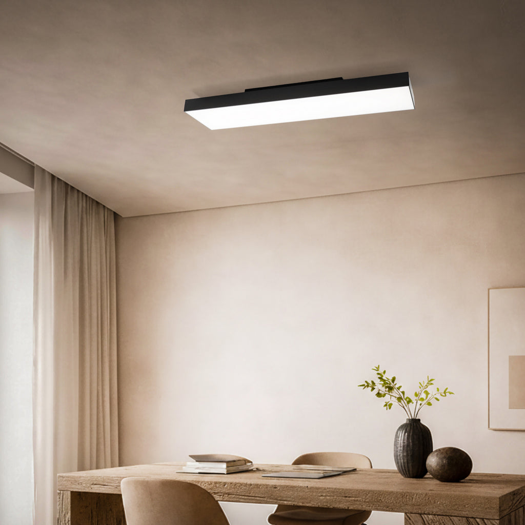 LED taklampe Leicy svart 100 cm RGBIC CCT dimbar bakside