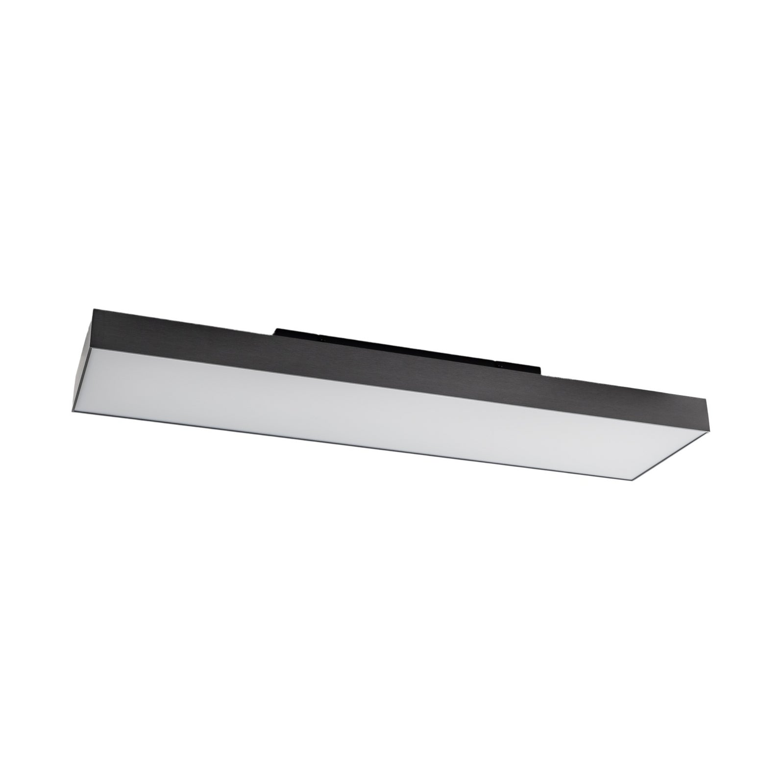 Montert LED taklampe Leicy svart 100 cm RGBIC CCT dimbar i rom