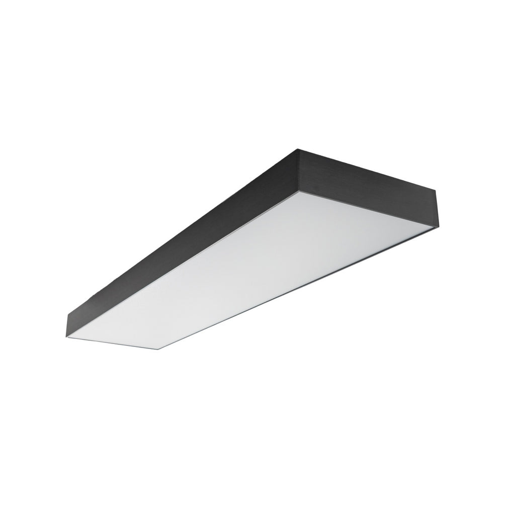 Nærbilde av LED taklampe Leicy svart 100 cm RGBIC CCT dimbar