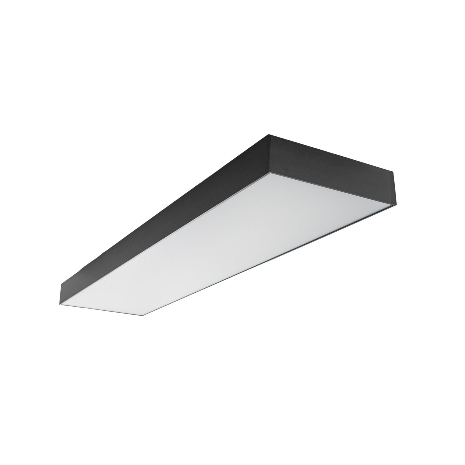 Nærbilde av LED taklampe Leicy svart 100 cm RGBIC CCT dimbar