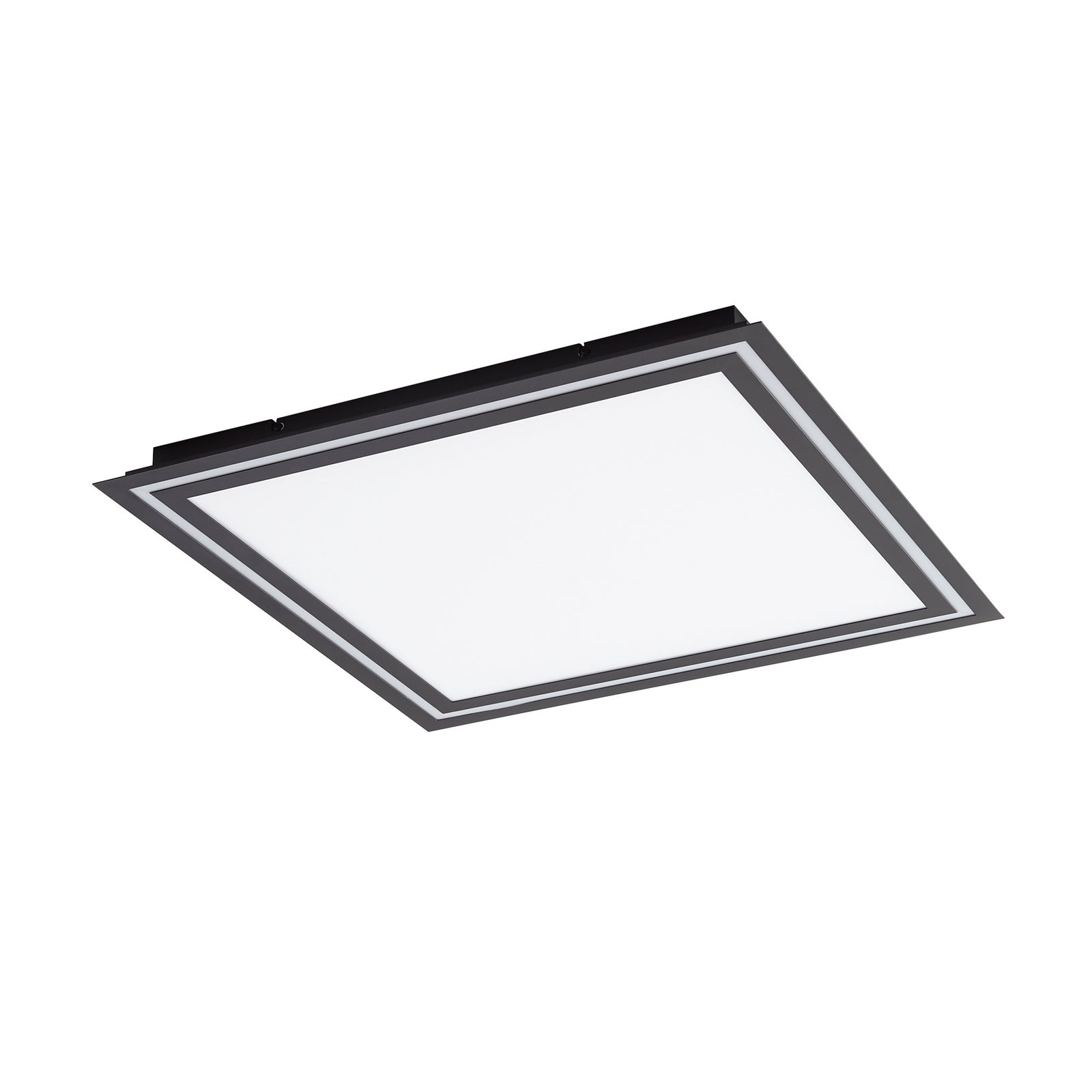 LED taklampe Leicy svart 64x64 cm RGB CCT fjernkontroll detalj