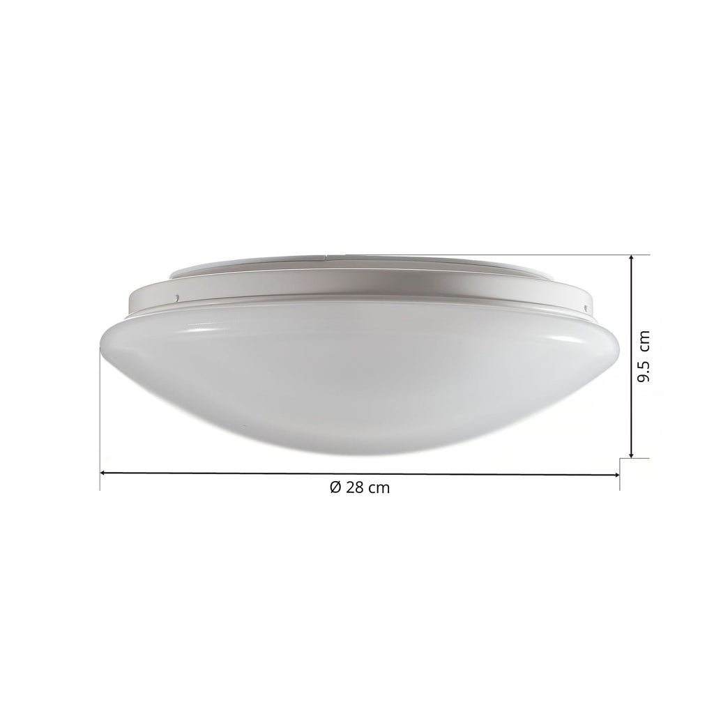 LED taklampe Leonis hvit Paulmann i baderomsmiljø