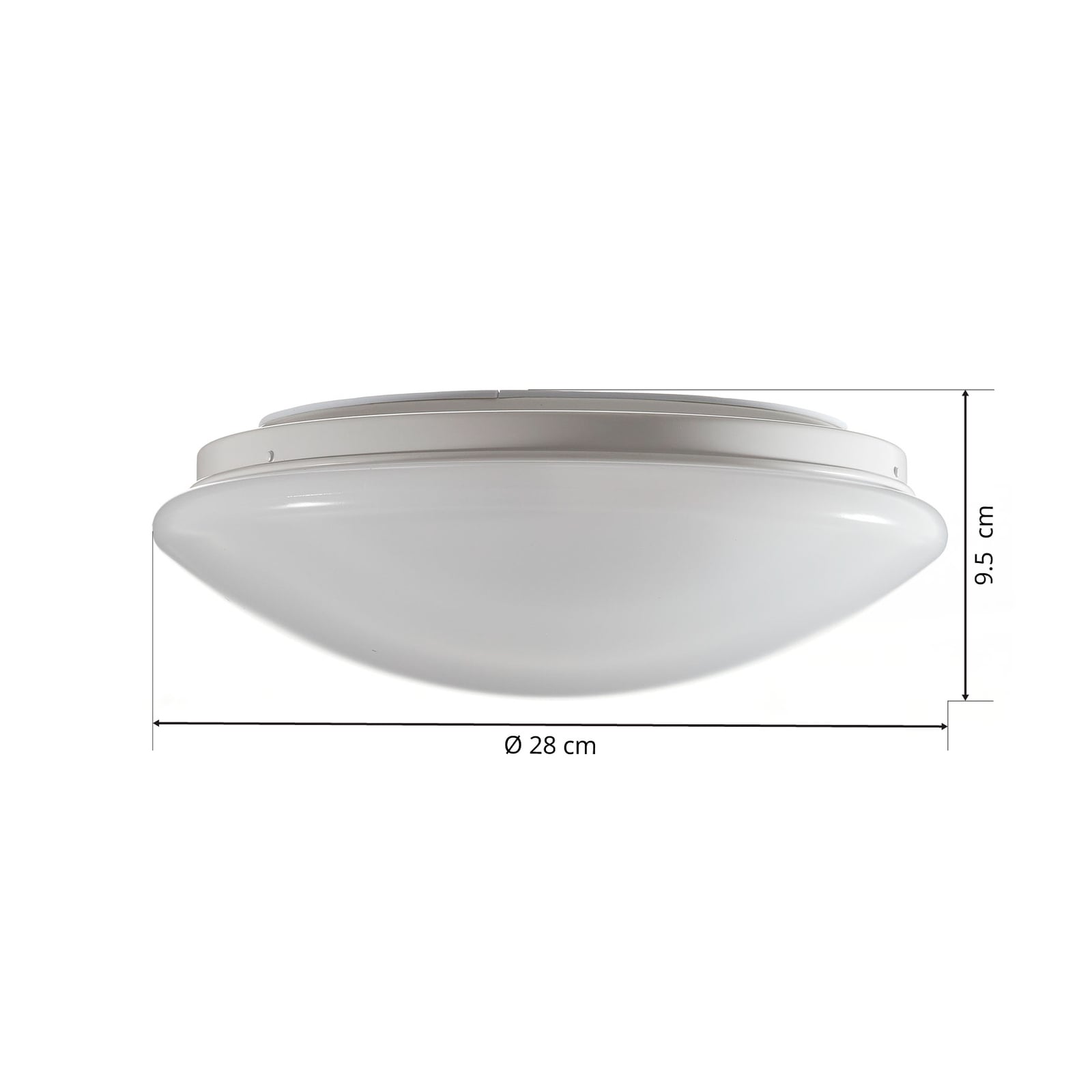 LED taklampe Leonis hvit Paulmann i baderomsmiljø