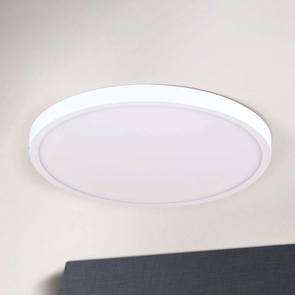 LED taklampe Lero dimbar rund bakside