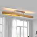 LED taklampe Lian sløyfeform gull matt nikkel front
