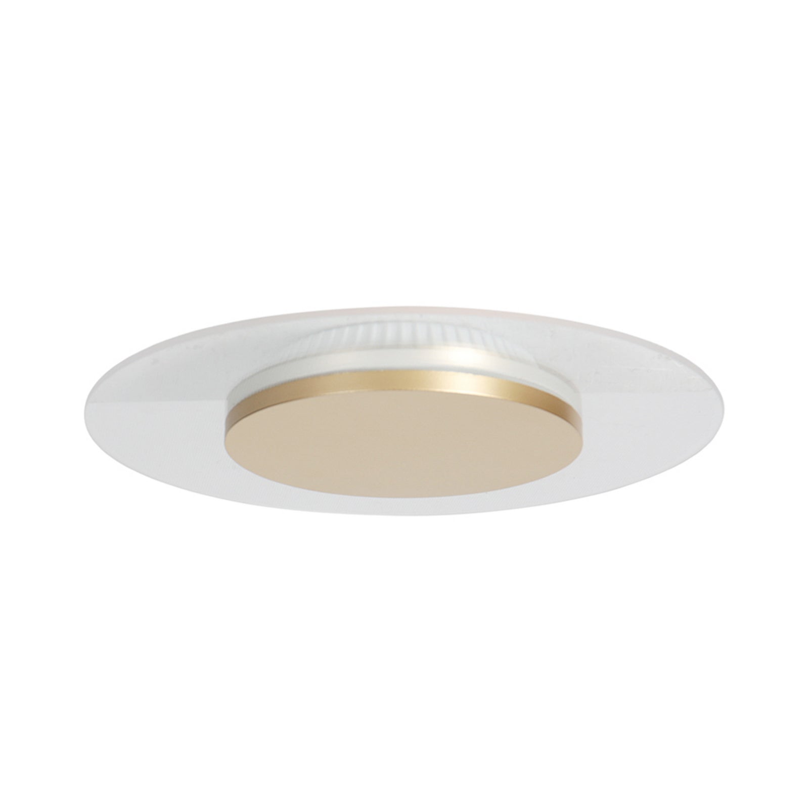 LED taklampe Lido dimbar gullfarget Ø36 cm 18W bakside
