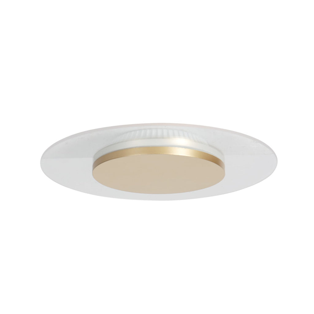 LED taklampe Lido dimbar gullfarget Ø28 cm bakside