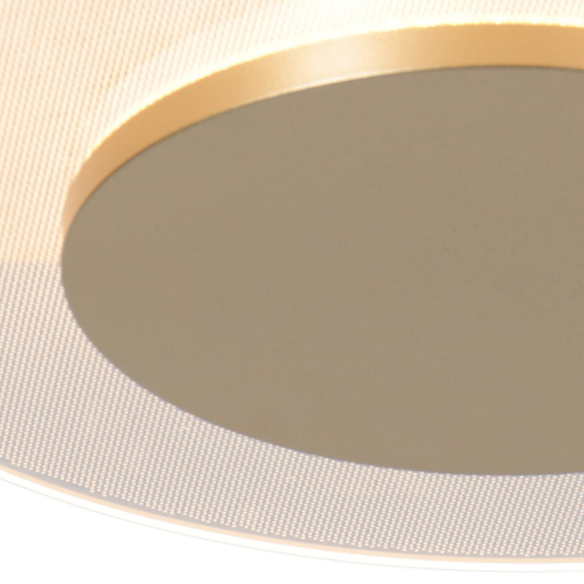 LED taklampe Lido dimbar gullfarget Ø28 cm lys