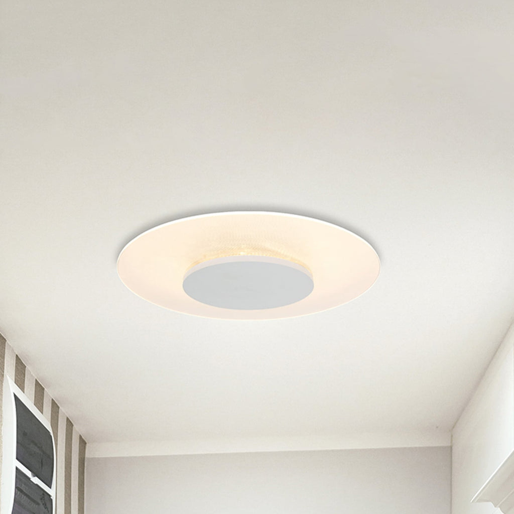 LED taklampe Lido dimbar hvit forfra