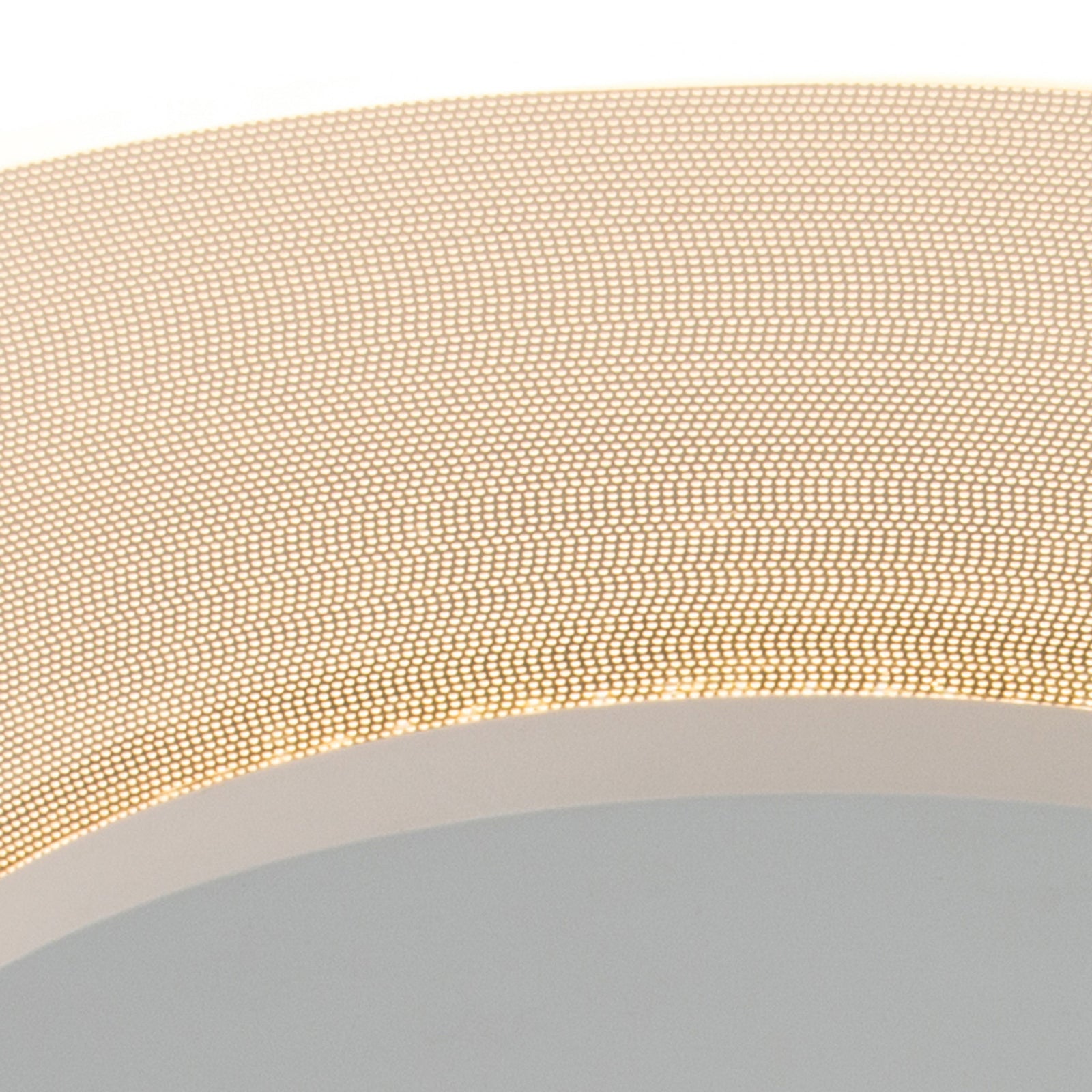 LED taklampe Lido dimbar hvit lysdetalj