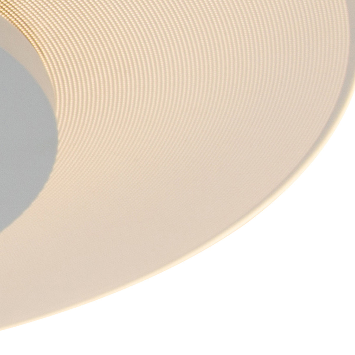 LED taklampe Lido dimbar hvit materialtekstur
