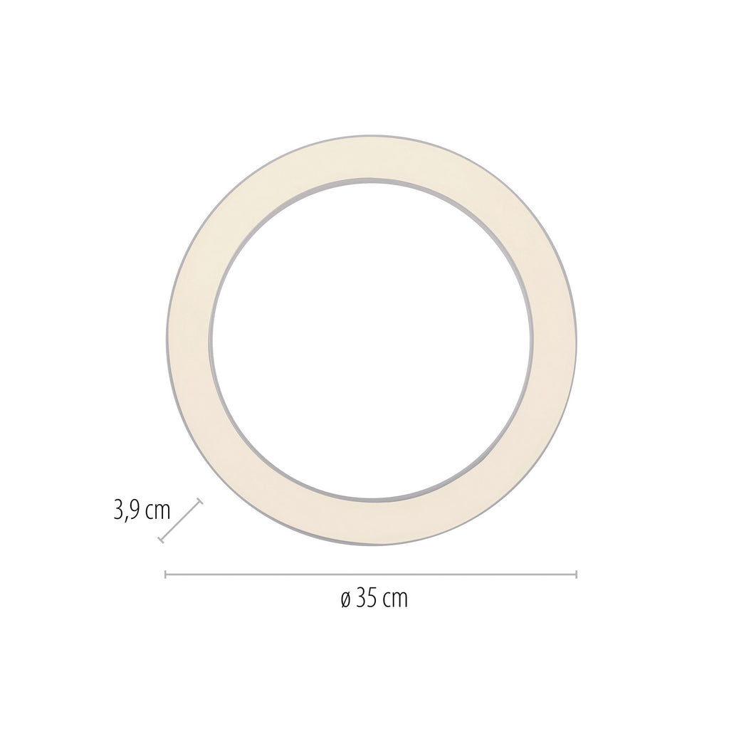 LED taklampe Lines Ø35 cm CCT dimbar med fjernkontroll - PURE detalj