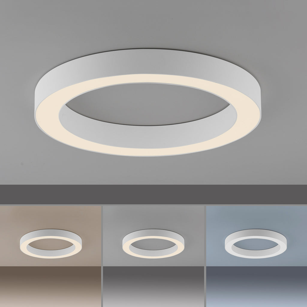 LED taklampe Lines Ø35 cm CCT dimbar med fjernkontroll - PURE nærbilde