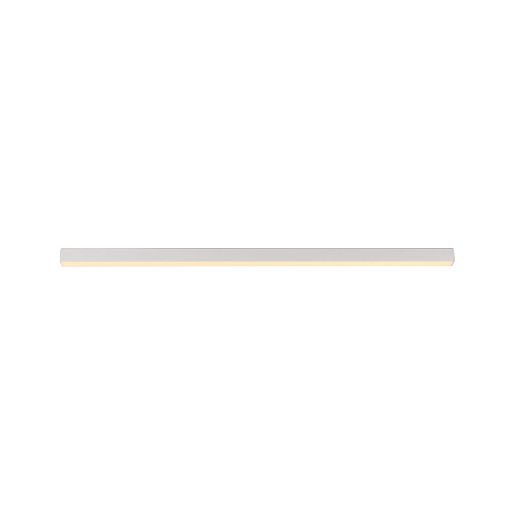 LED taklampe Lines dimbar 110 cm hvit CCT nærbilde av fjernkontroll