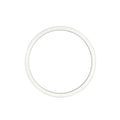LED taklampe Lines Round dimbar CCT Ø70 cm sølv forfra