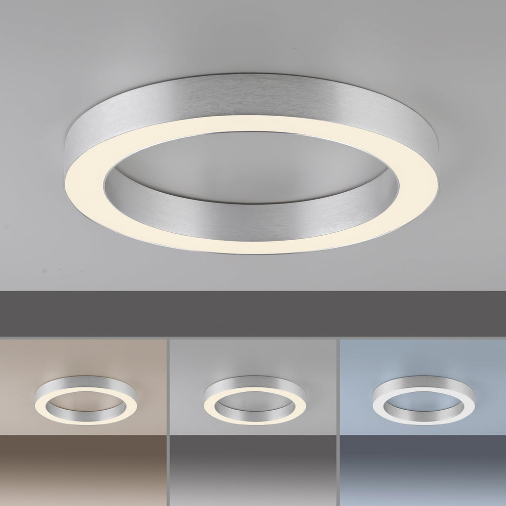 LED taklampe Lines sølv CCT dimbar nærbilde
