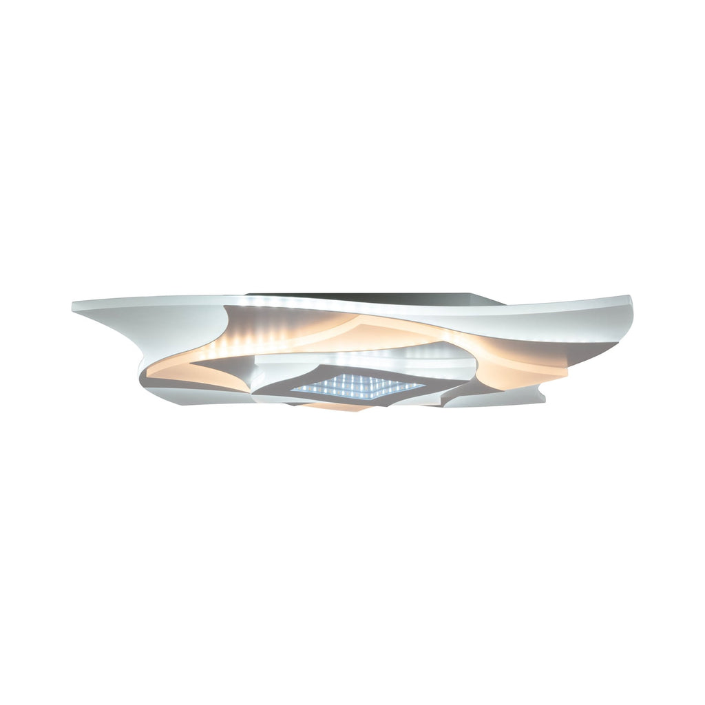LED taklampe Liora hvit 3D-effekt