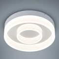 LED taklampe Liv rund hvit dimbar Ø30 cm 34W fra Helestra sett forfra