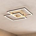 LED taklampe Lomaltas-Z dimbar svart/tre 77 cm CCT Zigbee forfra
