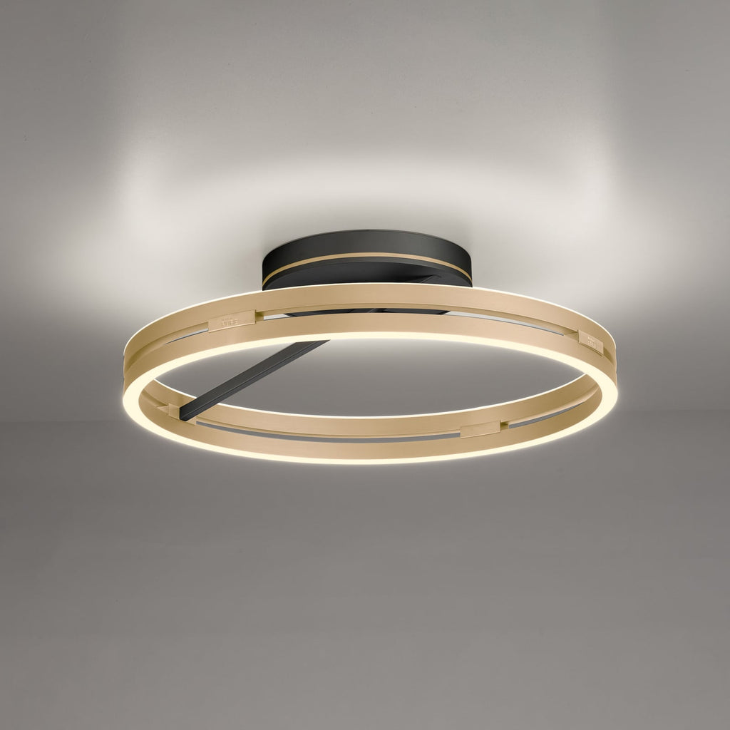 LED taklampe Loop ring CCT dimbar Ø60 cm med fjernkontroll - PURE forfra