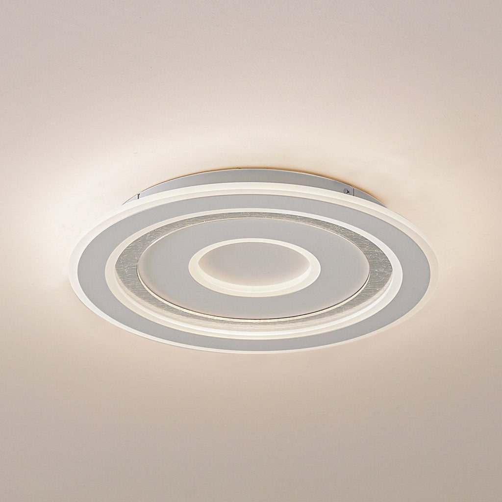 LED taklampe Lorvik dimbar CCT hvit Ø40 cm 30W forfra