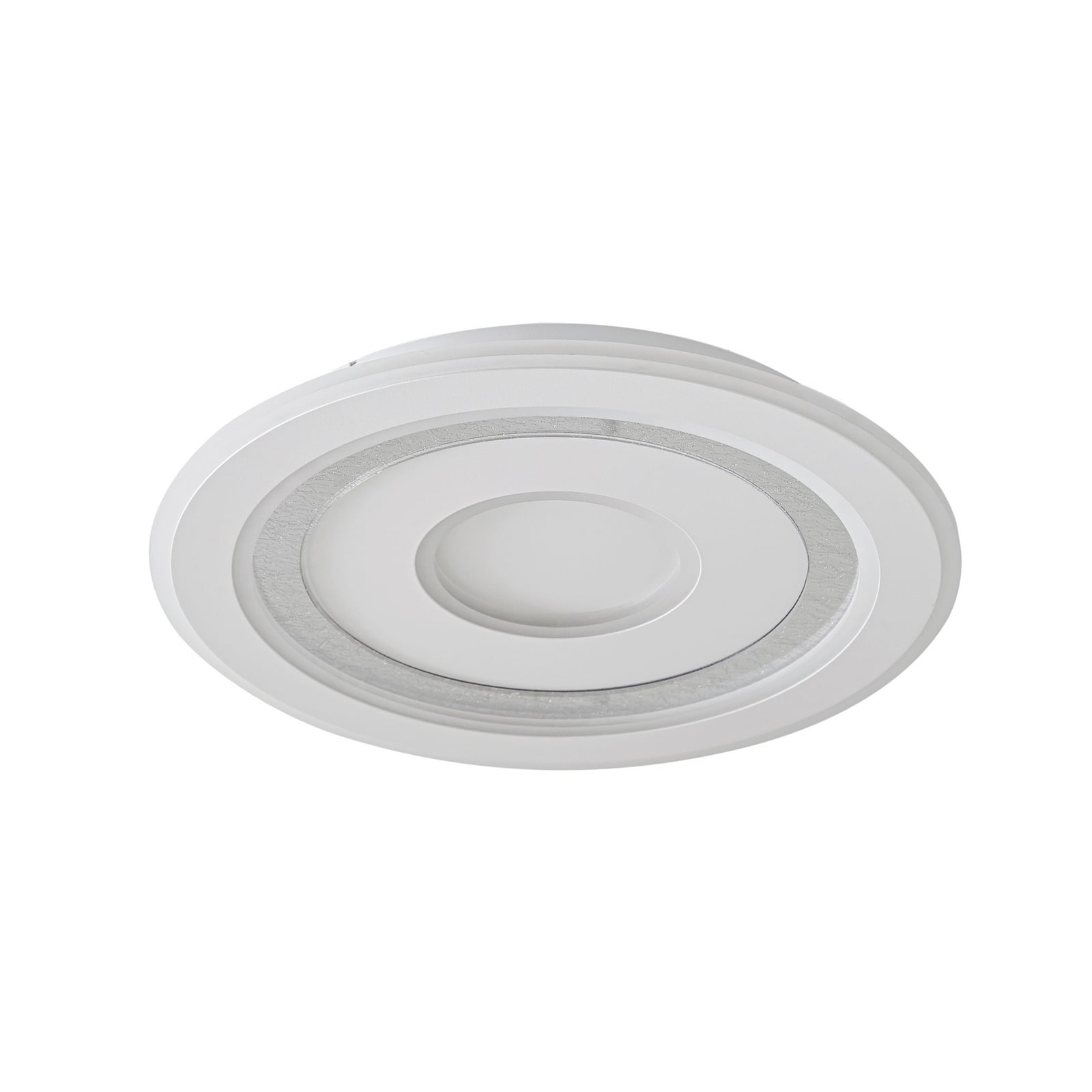 LED taklampe Lorvik dimbar CCT hvit Ø40 cm 30W montert i tak
