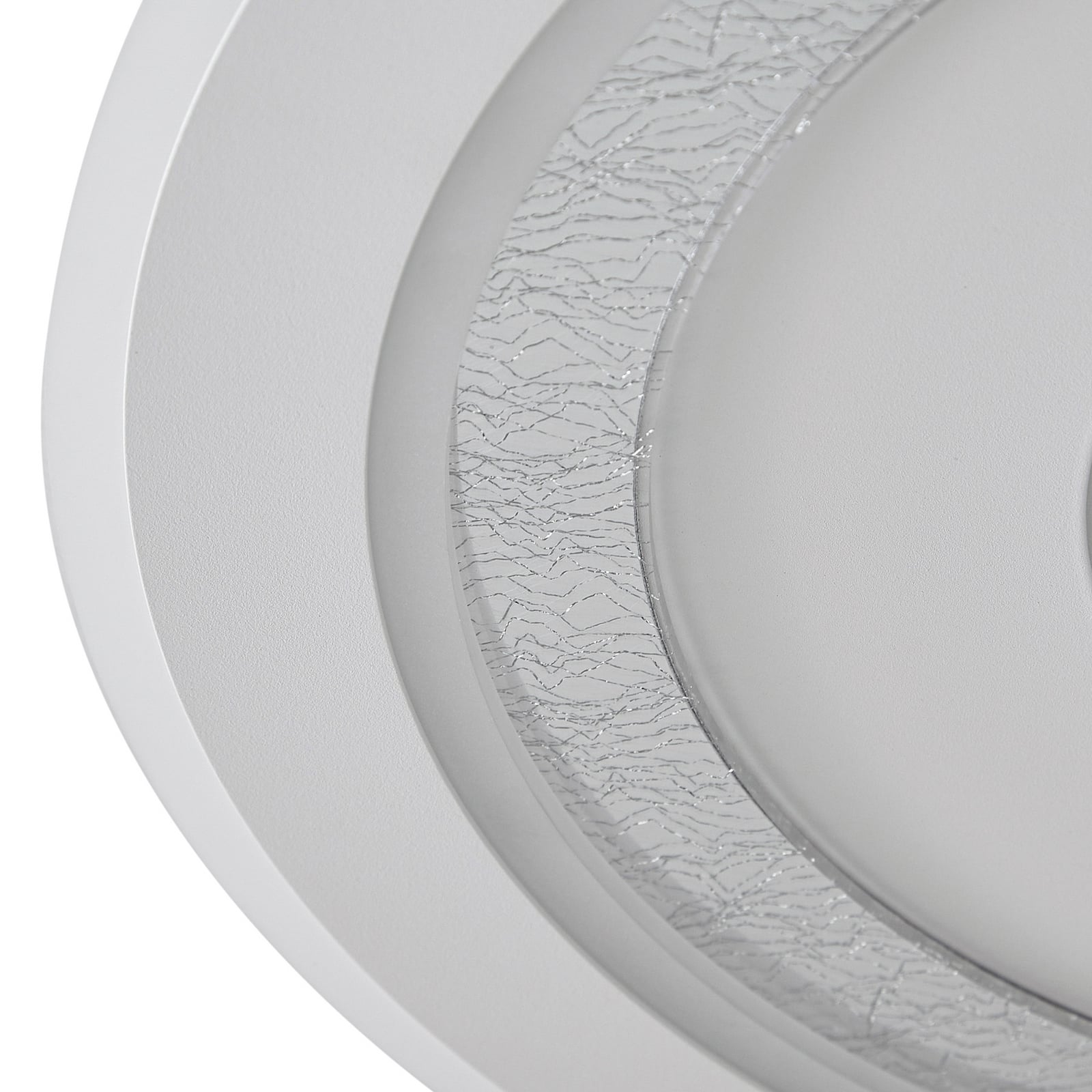 LED taklampe Lorvik dimbar CCT hvit Ø40 cm 30W lysdetalj
