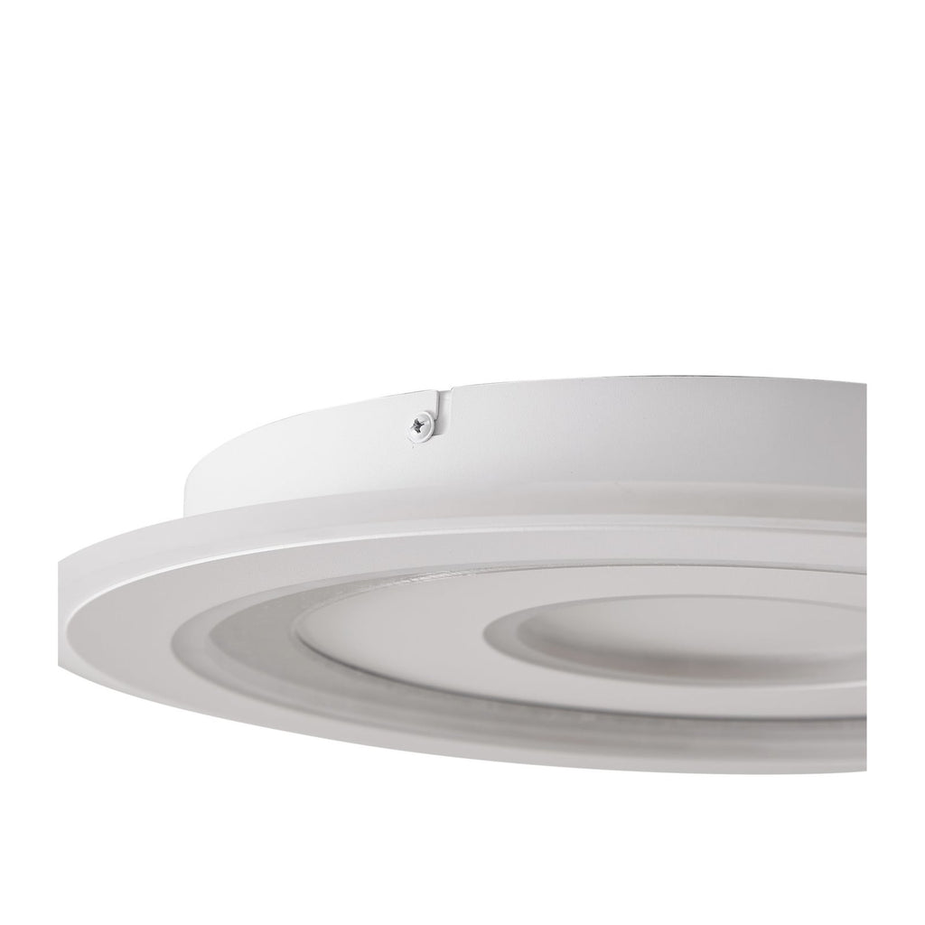 LED taklampe Lorvik dimbar CCT hvit Ø40 cm 30W med veggbryter