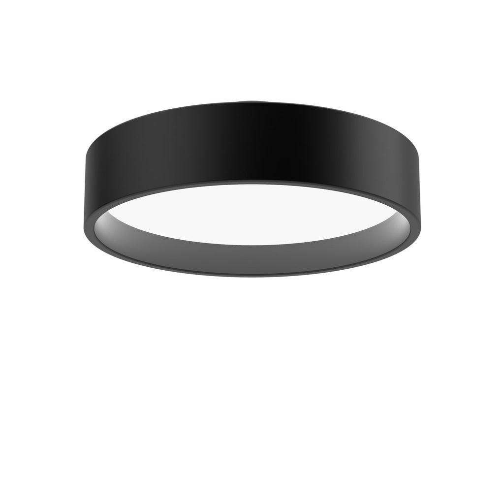 LED taklampe LP Circle dimbar Ø45,8 cm svart forfra