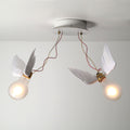 LED taklampe Lucellino Doppio 2-lys E27 dimbar forfra