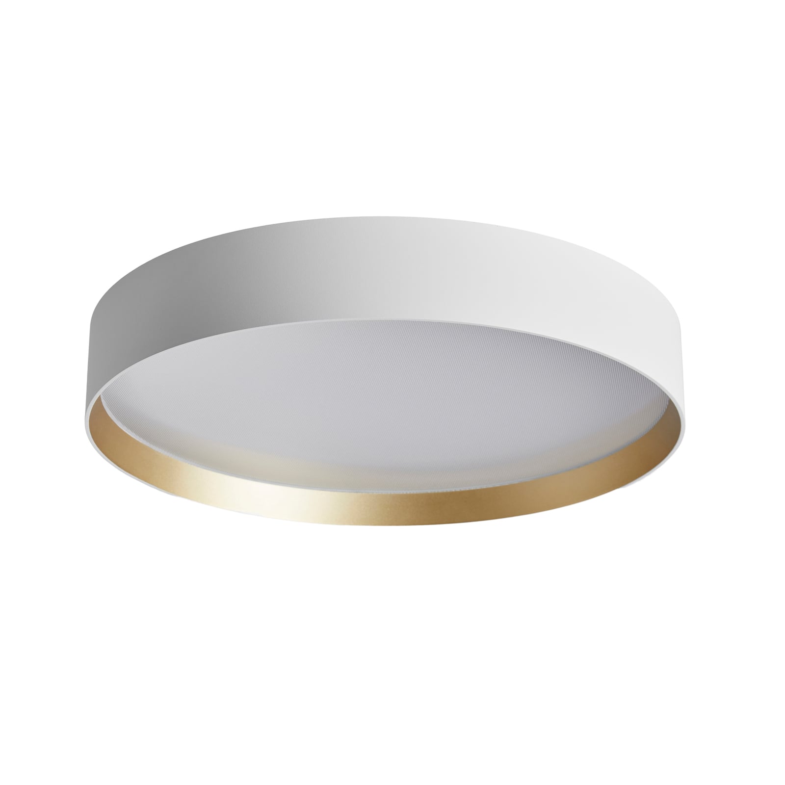 LED taklampe Lucia hvit/gull dimbar Ø45 cm detalj