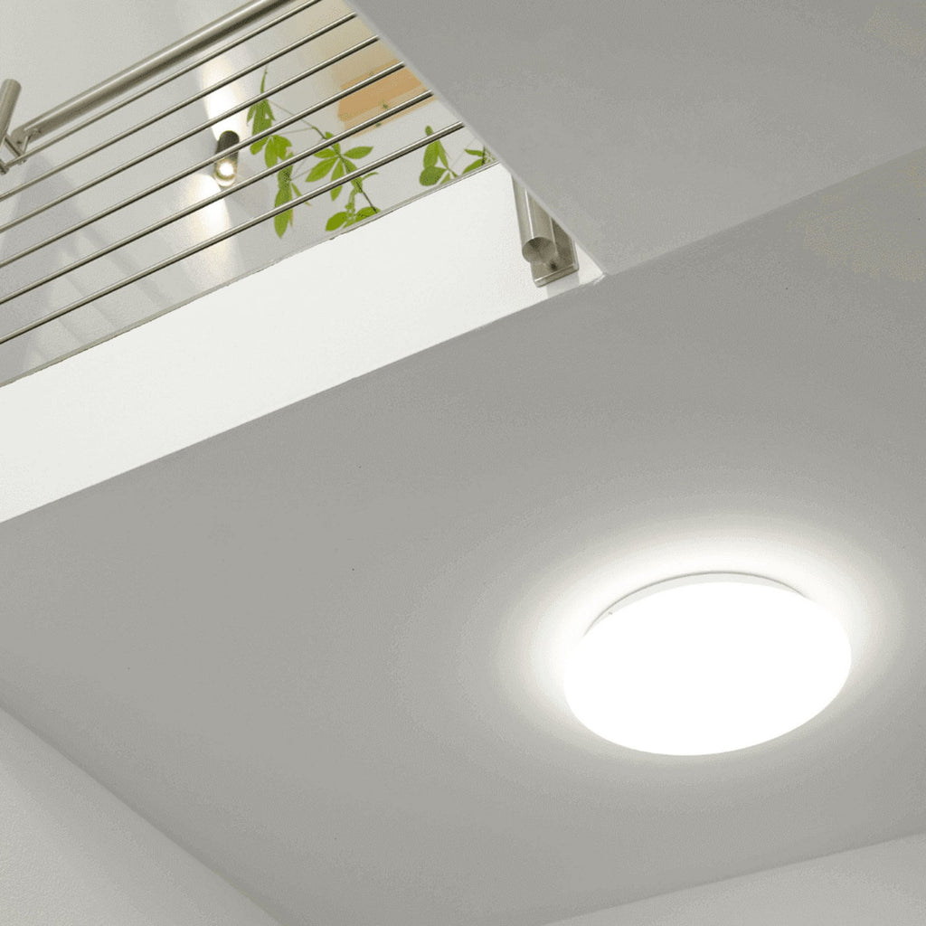 LED taklampe LUNA hvit Ø49 cm bakside