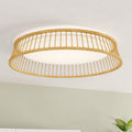 LED taklampe Luppineria trefletting hvit Ø45 cm forfra